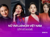 Revu: Chỉ số social của influencer nữ các lĩnh vực