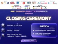 Mời tham dự Lễ Bế mạc cuộc thi RMIT Business Analytics Champion mùa 4