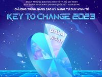 Mời tham dự đêm Chung Kết cuộc thi nâng cao kỹ năng tư duy kinh tế – Key To Chance 2023