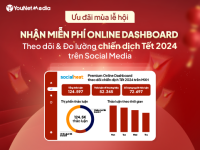 Nhận miễn phí: Online Dashboard đo lường và theo dõi hiệu quả chiến dịch Tết 2024 trên Social Media