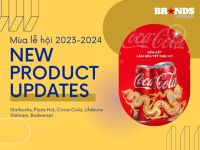 New Product Updates mùa lễ hội 2023-2024: Starbucks Holiday cups, Coca-Cola Rồng Vàng, Lifebuoy Thanh Long và Tuyết Mai
