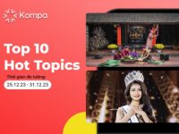 Kompa.ai: Hot topics mạng xã hội tuần 25/12-31/12