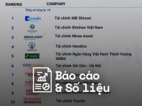 Reputa: Bảng xếp hạng ngành Tài chính năm 2023