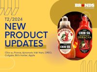 New Product Updates T2/2024: Tương ớt Chin-su Sriracha, “snack thịt” ăn liền Ponnie và kem đánh răng sắc tím Colgate