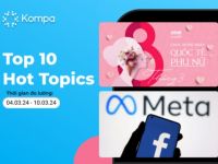 Kompa.ai: Hot topics mạng xã hội tuần 4/3-10/3