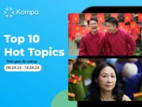 Kompa.ai: Hot topics mạng xã hội tuần 8/4-14/4