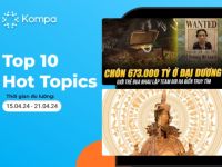 Kompa.ai: Hot topics mạng xã hội tuần 15/4-21/4