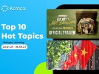 Kompa.ai: Hot topics mạng xã hội tuần 22/4-28/4
