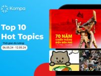 Kompa.ai: Hot topics mạng xã hội tuần 6/5-12/5