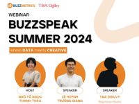 Mời tham dự BuzzSpeak: Summer 2024 – Marketing mùa Hè qua góc nhìn Dữ liệu kết hợp Sáng tạo