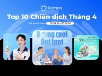 Kompa.ai: Top 10 chiến dịch truyền thông nổi bật của tháng 4/2024