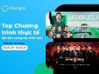 Kompa.ai: Top 5 chương trình thực tế dẫn đầu tương tác MXH tuần 20/5-26/5