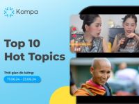 Kompa.ai: Hot topics mạng xã hội tuần 17/6-23/6