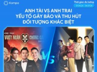 Kompa.ai: “Anh Tài” vs “Anh Trai” – Yếu tố gây bão và thu hút đối tượng khác biệt