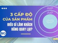 3 cấp độ của sản phẩm – Điều gì làm khách hàng quay lại?