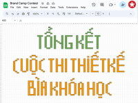 Tổng kết cuộc thi “Sáng tạo bìa khóa học cho Brand Camp”