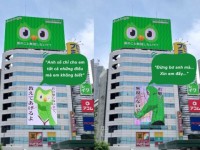 Duolingo Nhật Bản với ý tưởng quảng cáo “hòa nhập đến hòa tan” đầy hài hước