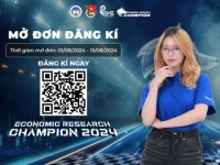 Economic Research Champion 2024: Chính thức mở đơn đăng ký tham gia cuộc thi