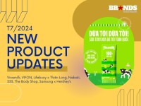 New Product Updates T7/2024: Sữa tươi Vinamilk vị dừa, Chẩm chéo VIFON, phụ kiện Samsung x Hershey’s