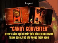 Chiều khách như Reese’s, sáng tạo cỗ máy biến đổi kẹo Halloween thành Socola thơm ngon