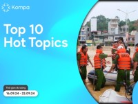 Kompa.ai: Hot topics mạng xã hội tuần 16/9-22/9