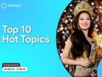 Kompa.ai: Hot topics mạng xã hội tuần 5/8-11/8