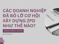 Các doanh nghiệp đã bỏ lỡ cơ hội xây dựng Zero Party Data như thế nào?