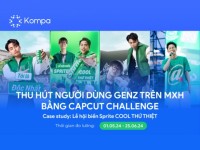 Kompa.ai: Case-study thu hút người dùng GenZ trên MXH bằng Capcut Challenge