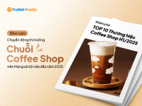 Ra mắt báo cáo thị trường chuỗi Coffee Shop trên MXH H1/2025