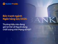 Bức tranh ngành Ngân hàng quý II/2025: Thương hiệu nào đang giữ lợi thế về người dùng chất lượng trên MXH?