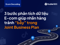 [Ecom Decoding] 3 bước phân tích dữ liệu e-Com giúp nhãn hàng tránh “bẫy” mục tiêu tăng trưởng trong JBP