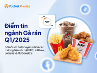 Điểm tin ngành Gà rán quý I/2025: Bức tranh cạnh tranh combo từ loạt thương hiệu KFC, Jollibee, Lotteria và McDonald’s