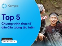 Kompa.ai: Top 5 chương trình thực tế dẫn đầu tương tác MXH tuần 17/3-23/3