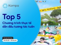 Kompa.ai: Top 5 chương trình thực tế dẫn đầu tương tác MXH tuần 3/3-9/3