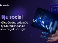 Dữ liệu social nói gì về cuộc đua giữa các Công ty Chứng khoán top đầu thị phần môi giới?