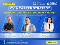Mời tham dự Talkshow “CV & CAREER STRATEGY” – Chiến lược thông minh cho lộ trình nghề nghiệp đúng đắn