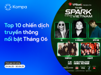 Kompa.ai: Top 10 chiến dịch truyền thông nổi bật của tháng 6/2025