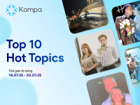 Kompa.ai: Hot topics mạng xã hội tuần 14/07-20/07