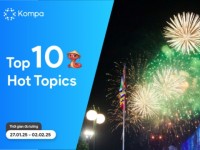 Kompa.ai: Hot topics mạng xã hội tuần 27/1-2/2