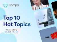 Kompa.ai: Hot topics mạng xã hội tuần 24/3-30/3