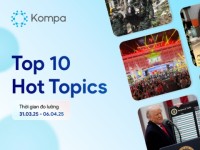 Kompa.ai: Hot topics mạng xã hội tuần 31/3-6/4