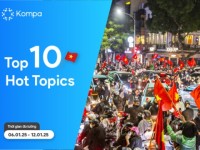 Kompa.ai: Hot topics mạng xã hội tuần 6/1-12/1