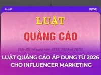 Luật Quảng cáo áp dụng từ năm 2026 – Influencer Marketing cần lưu ý