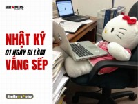 [Cười và Ngẫm] Nhật ký một ngày đi làm vắng sếp