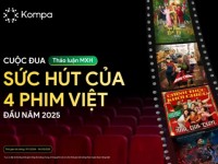 Kompa.ai: Cuộc đua sức hút thảo luận MXH của 4 phim Việt đầu năm 2025