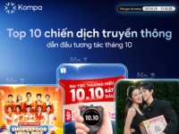 Kompa.ai: Top 10 chiến dịch truyền thông nổi bật của tháng 10/2025