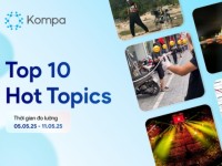 Kompa.ai: Hot topics mạng xã hội tuần 5/5-11/5