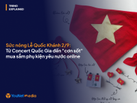 Sức nóng Lễ Quốc Khánh 2/9: Từ Concert Quốc Gia đến “cơn sốt” mua sắm phụ kiện yêu nước online