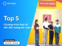 Kompa.ai: Top 5 chương trình thực tế dẫn đầu tương tác MXH tuần 6/1-12/1