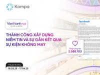Kompa.ai: Vạn Hạnh Mall – Thành công xây dựng niềm tin và sự gắn kết qua sự kiện không may